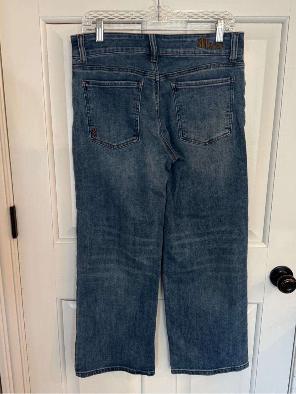 Kut From The Kloth Lucy High Rise Wide Leg Jeans Size 8 Medium Wash 25365 - Picture 9 of 15